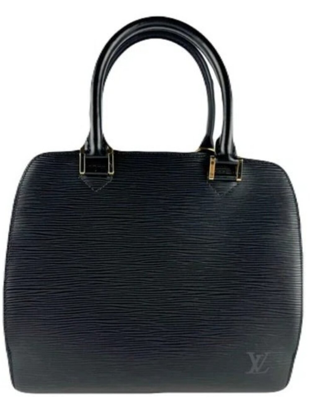 Auth LOUIS VUITTON Epi Ponneuf Handbag Black Epi Leather M52052 - z8420